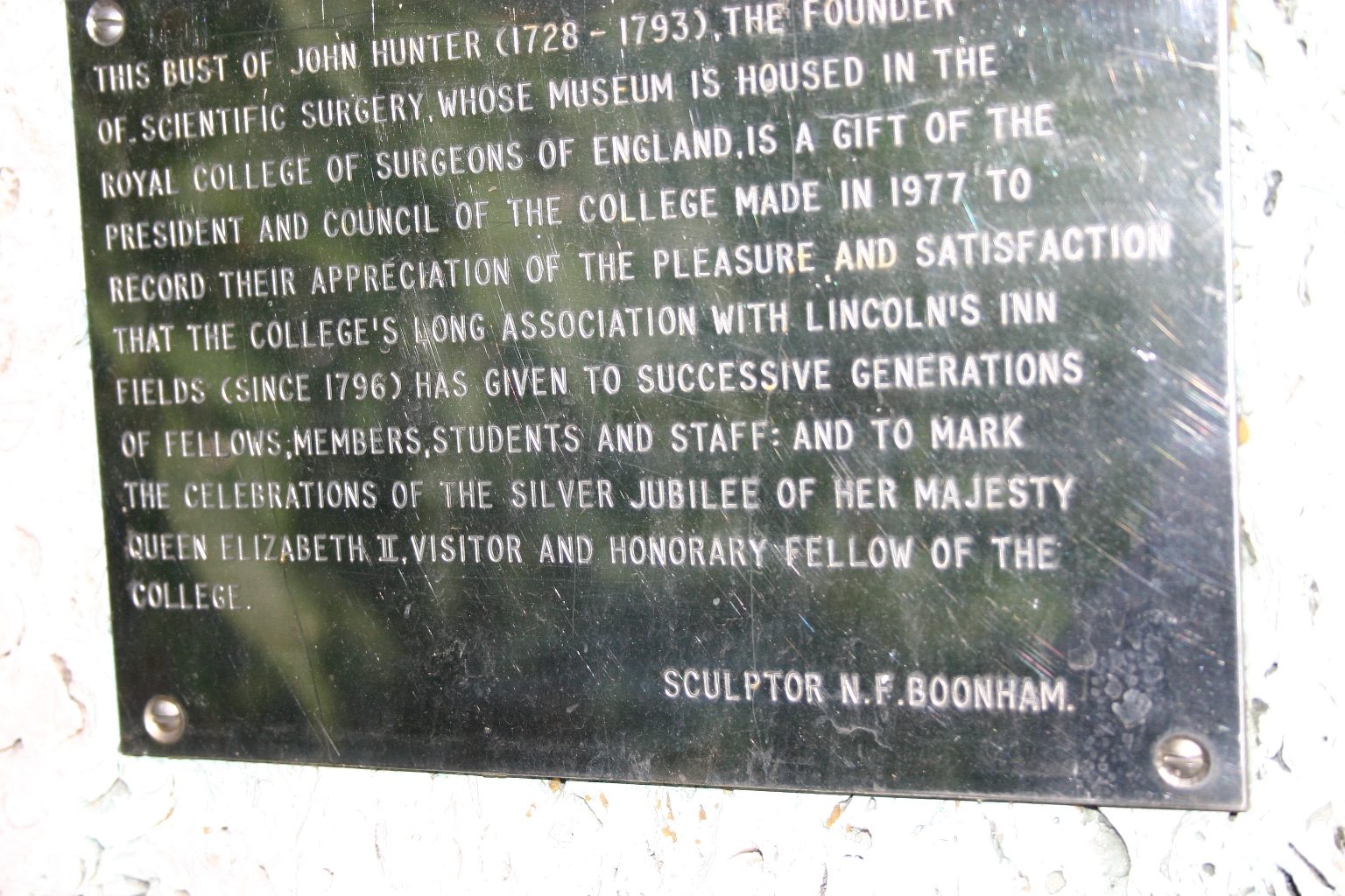 John Hunter's bust, London - 03.JPG